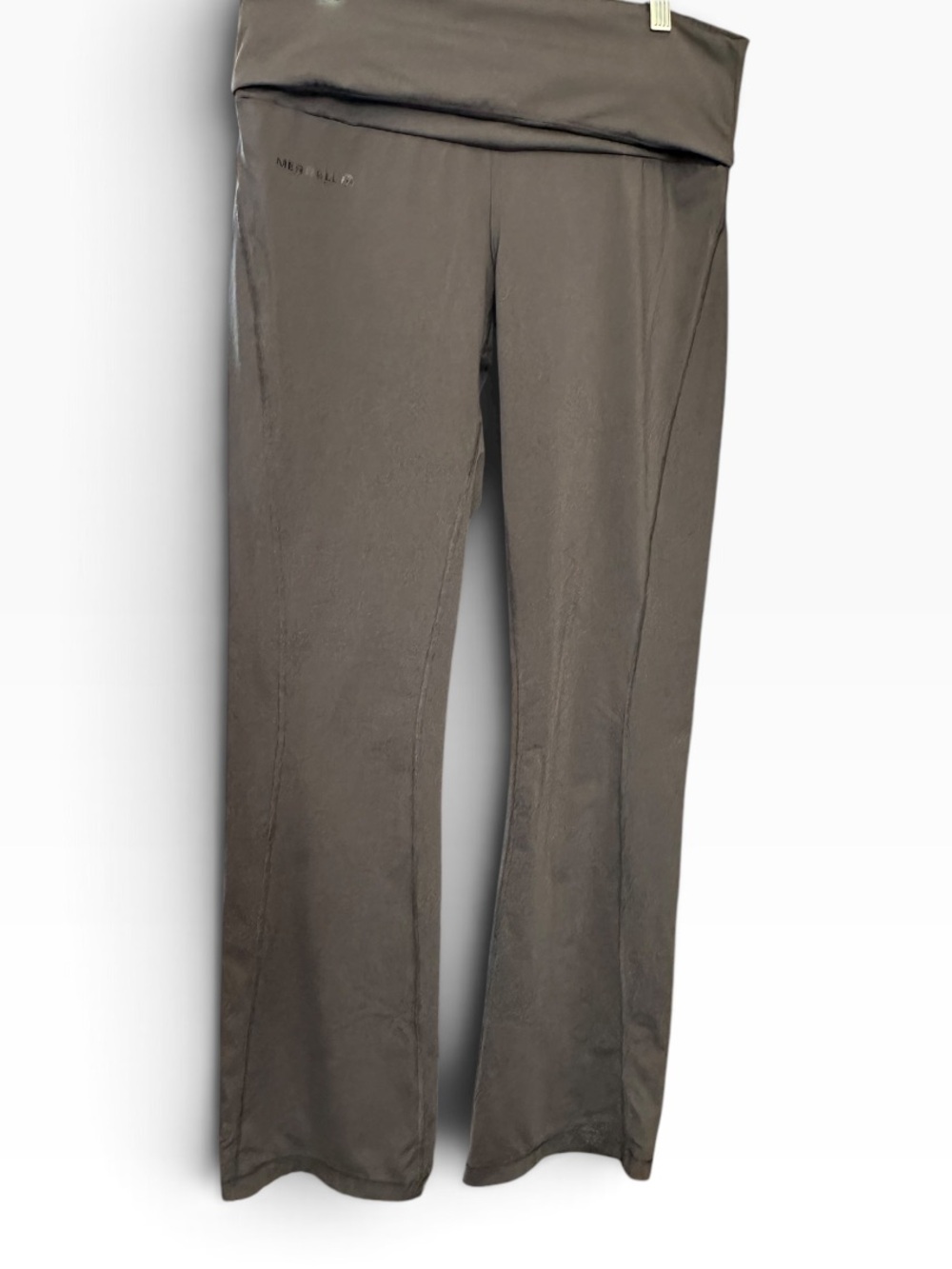 Merrell Gray Fold-Over Waist women hiking leggings.